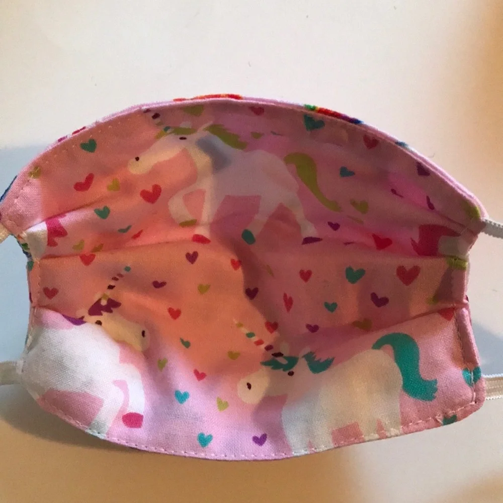 📚PACK of 3 USA GIRLS KIDS Masks